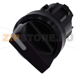 АКТУАТОР ПОВОРОТНОГО ВЫКЛЮЧАТЕЛЯ С ВОЗМОЖНОСТЬЮ ПОДСВЕТКИ, 22 ММ, КРУГЛЫЙ, ПЛАСТИК, ЧЕРНЫЙ, КОРОТКАЯ РУКОЯТКА, 2 КОММУТАЦИОННЫХ ПОЛОЖЕНИЯ, С ФИКСАЦИЕЙ, УГОЛ ПОВОРОТА РУКОЯТКИ 90 ГРАД., 10:30Ч/13:30Ч Siemens 3SU1002-2BF10-0AA0 