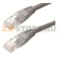 Коммутационный шнур (патч-корд), кат.5Е UTP, LSZH, 3м, серый