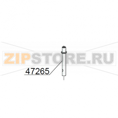 Ø10x51 lower/top rinse axle DIHR DW014 Ø10x51 lower/top rinse axle DIHR DW014Запчасть на деталировке под номером: 47265Название запчасти на английском языке: Ø10x51 lower/top rinse axle DIHR DW014