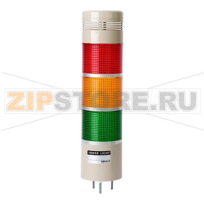 Колонна сигнальная, светодиодная, пластиковая, Ø: 86 мм Autonics MP8C-B3FF-RYG 