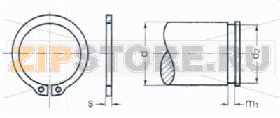 STAINLESS STEEL SEEGER ø 6 mm - 200 PCS 