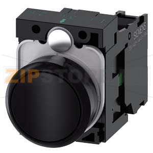 КНОПКА, 22MM, КРУГЛАЯ, ПЛАСТИК, ЧЁРНАЯ, ПЛОСКАЯ КНОПКА, КОНТАКТЫ МГНОВЕННОГО ДЕЙСТВИЯ, С ДЕРЖАТЕЛЕМ 1NO, ВИНТОВЫЕ КЛЕММЫ, С ГРАВИРОВКОЙ ЛАЗЕРОМ, UPPER CASE Siemens 3SU1100-0AB10-1BA0-Z&amp;nbsp;Y11 