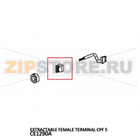 Extractable female terminal CPF 5 Unox XVC 305E