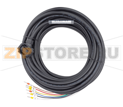 Кабель силовой с тормозом 10 м, 220 В, 0.05-1 кВт Inovance S6-L-B107-10.0 