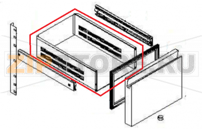 Drawer frame 1/2 sup. Sagi KUA2A  Drawer frame 1/2 sup. Sagi KUA2AЗапчасть на 