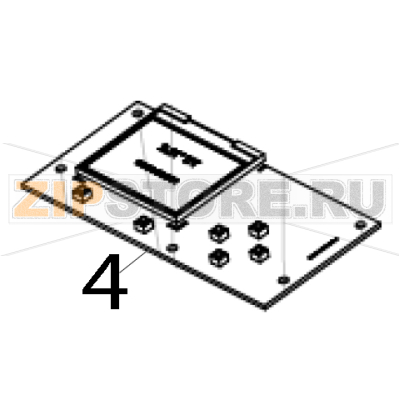 LCD module assembly TSC TC200 LCD module assembly TSC TC200Запчасть на деталировке под номером: 4