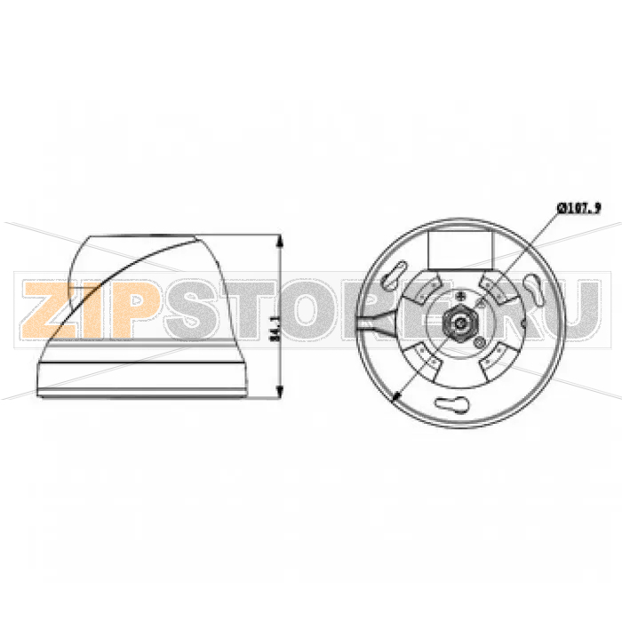IP-камера Dahua DH-IPC-HDW4300CP-0280B 