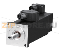 Серводвигатель с тормозом 220 В, 3000 об/мин, 0.16 Н·м, 0.05 кВт, фланец: 40 мм, IP67 Inovance MS1H4-05B30CB-S634R-INT