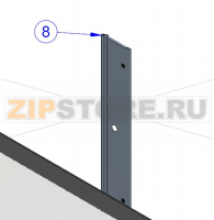 Internal glass fastening (hinge) Bake Off Mistral 6TTR