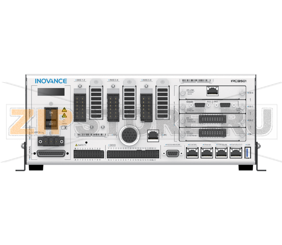 Робот высокоскоростной, нагрузка: 8 кг, радиус действия: 620 мм, ход по вертикали: 200 мм, кабель: 3 м, повторяемость: ±0.02 мм, время цикла: 0.26 с Inovance IR-C8-62Z20S3-A1-INT 