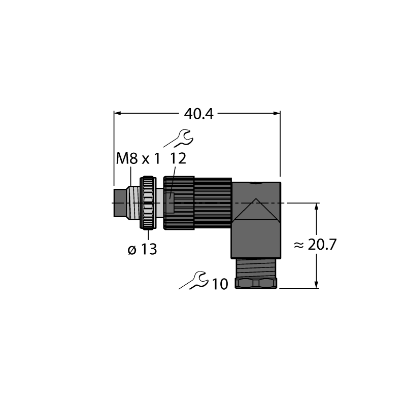 Разъем разборный Turck HS5241-0 