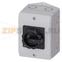 ГЛАВНЫЙ ВЫКЛЮЧАТЕЛЬ 3 ПОЛЮСА IU=32, P/AC-23A AT 400V=11,5KW 1НO+1НЗ, 1 N-КЛЕММА ВСТРОЕН В M.P.КОРПУС, IP65 ПОВОРОТНАЯ РУКОЯТКА ЧЕРНАЯ МЕТРИЧЕСКОЕ КРЕПЛЕНИЕ Siemens 3LD2264-1GP51