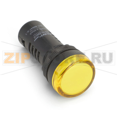 Лампа сигнальная 400 В, 22 мм, IP65, желтая Chint ND16-22D/2C 