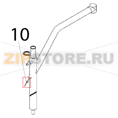 Thermal resistor, PT1000 Angelo Po FM611E1 Thermal resistor, PT1000 Angelo Po FM611E1Запчасть на деталировке под номером: 10