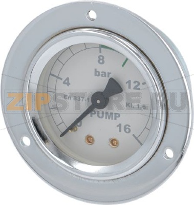 BOILER PRESSURE GAUGE ø 53 mm 0÷16 bar 
