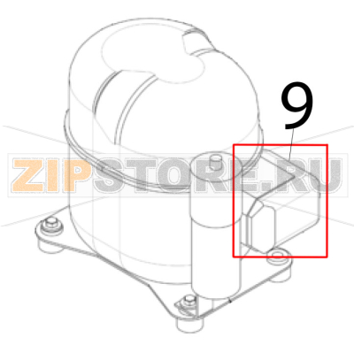 Starting relay 230/60/1 Scotsman B 7040 Starting relay 230/60/1 Scotsman B 7040Запчасть на деталировке под номером: 9
