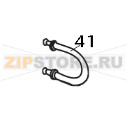 Tubo &quot;santoprene&quot; con raccordo Elettrobar Fast 161 D Tubo "santoprene" con raccordo Elettrobar Fast 161 DЗапчасть на деталировке под номером: 41