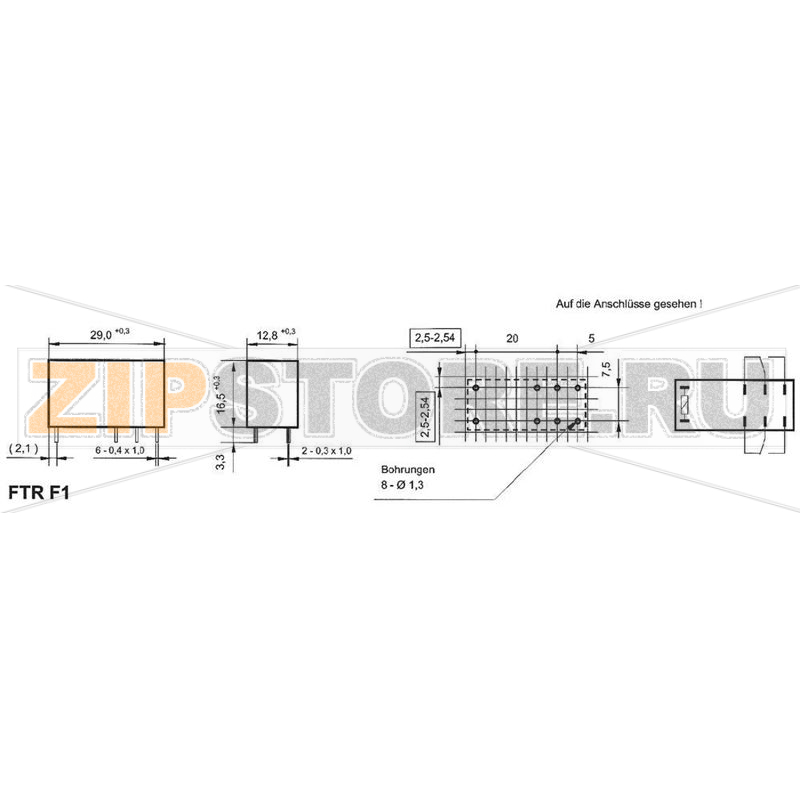 Реле электромагнитное 24 В/DC, 5 А, 1 шт Takamisawa FTR-F1 CD 024 