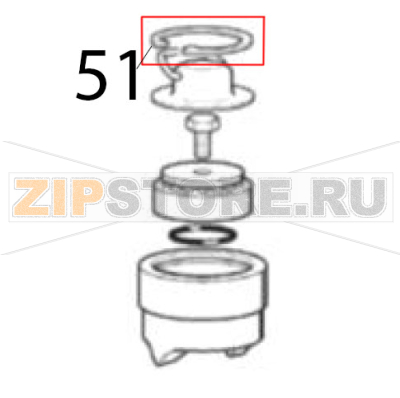 Anello seeger Scotsman BF 80 Anello seeger Scotsman BF 80Запчасть на деталировке под номером: 51
