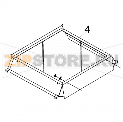 Base basket Fagor FI-120 Base basket Fagor FI-120Запчасть на деталировке под номером: 4Название запчасти Fagor на английском языке: Base basket FI-120.