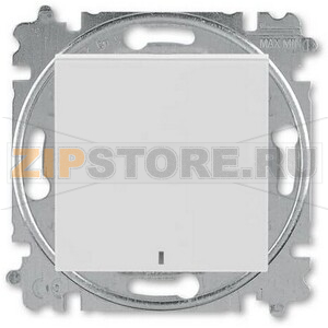 Переключатель одноклавишный с ориентировочной подсветкой, серый ABB 2CHH590646A6016 