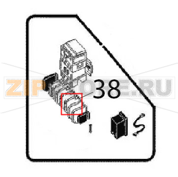 Ground terminal Angelo Po FC241G Ground terminal Angelo Po FC241GЗапчасть на деталировке под номером: 38