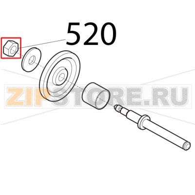 Dado es. DIN934, M8 Sirman Anniversario 300 Dado es. DIN934, M8 Sirman Anniversario 300Запчасть на деталировке под номером: 520