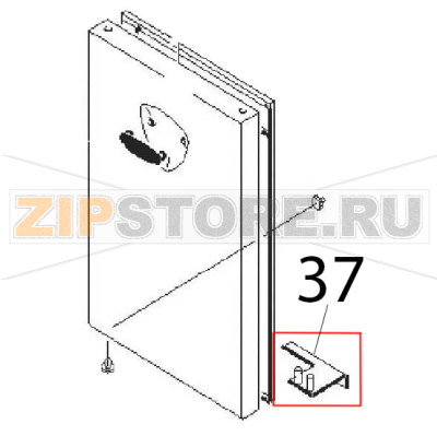 Lower RH hinge ass. y Angelo Po 0G1CP1E Lower RH hinge ass. y Angelo Po 0G1CP1EЗапчасть на деталировке под номером: 37