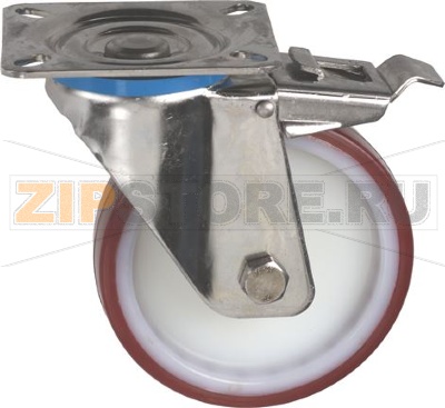 ДИСКОВОЕ ПОВОРОТНОЕ КОЛЕСО С ТОРМОЗОМ 