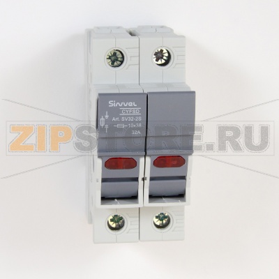 ПВР модульный 32 А, 2Р, 10x38 мм, LED Sinvel SV32-2S 