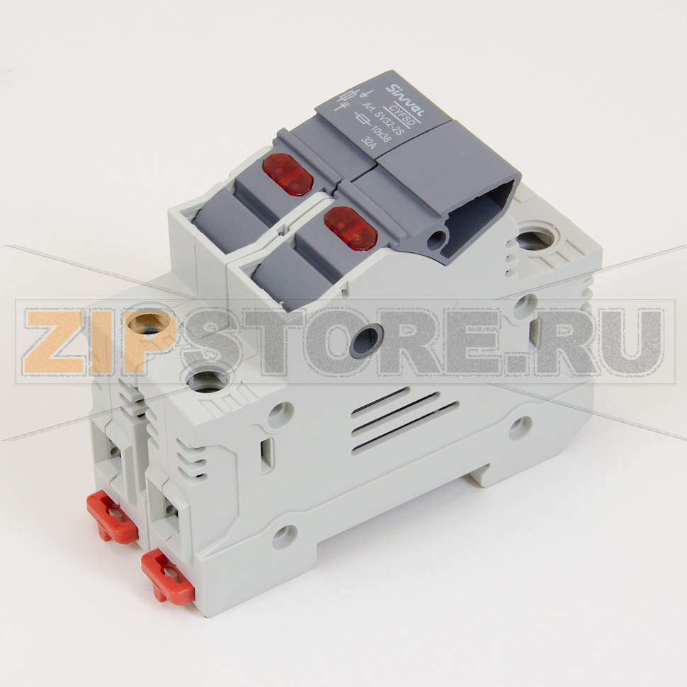 ПВР модульный 32 А, 2Р, 10x38 мм, LED Sinvel SV32-2S 