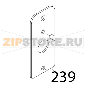 Piastr. carrello NO CE Sirman Mirra 300 Y09 Piastr. carrello NO CE Sirman Mirra 300 Y09Запчасть на деталировке под номером: 239