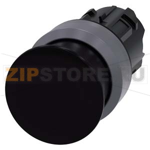 АКТУАТОР ГРИБОВИДНОЙ КНОПКИ, 22MM, КРУГЛ., ПЛАСТИК С МЕТАЛЛИЧЕСКИМ ФРОНТАЛЬНЫМ КОЛЬЦОМ, КНОПКА ЧЁРНАЯ, 30MM, БЕЗ ФИКСАЦИИ, С ГРАВИРОВКОЙ ЛАЗЕРОМ, КАСТОМИЗИРОВАННАЯ МАРКИРОВКА ИЛИ ГРАФИЧЕСКИЕ СИМВОЛЫ В СООТВЕТСТВИИ С ВЫБОРОМ В КОНФИГУРАТОРЕ SIRIUS ACT (CIN 