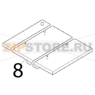 Coperchio vasca Angelo Po 1G1BR1E Coperchio vasca Angelo Po 1G1BR1EЗапчасть на деталировке под номером: 8