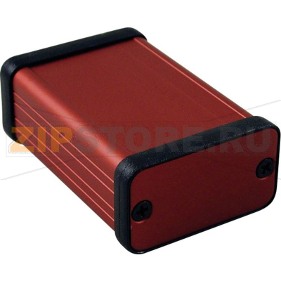 Корпус 60x45x25 мм, материал: алюминий, красный, 1 шт Hammond 1455D601RD 