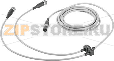 Коллектор Festo NEDY-L2R1-V1-M12G5-U-0.3L-M12G4-2.5R 