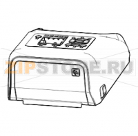 Cover Assembly for Standard Models with LCD Zebra ZD620 Thermal Transfer