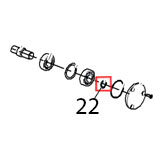 Circlips for shaft 17 mm Viatto HLS-1650A