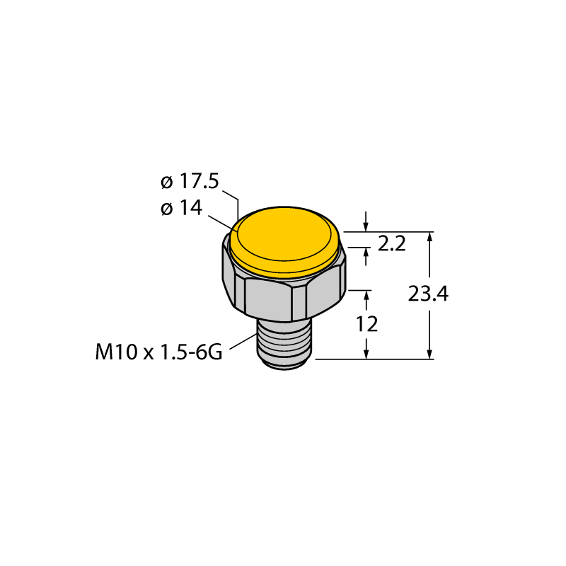 RFID-метка HF Turck TW-BD10X1.5-19-B128 