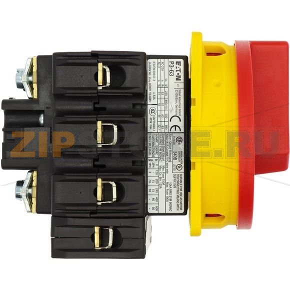 Выключатели главные, P3, 63 A, 3-полюсн. + N Eaton P3-63/EA/SVB/N 