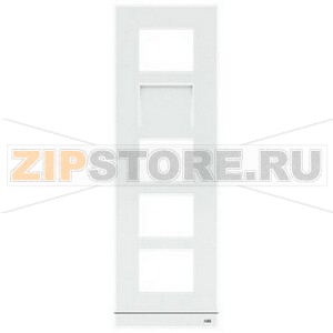 Рамка для станции видеовызова, 1/5, белая ABB 2TMA130160W0004 