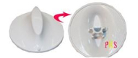 MANOPOLA BIANCA TIMER INDESIT C00075719