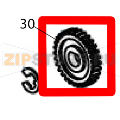 Stopper gear (white) Godex G530 Stopper gear (white) Godex G530Запчасть на деталировке под номером: 30Название запчасти Godex на английском языке: Stopper gear (white) G530.