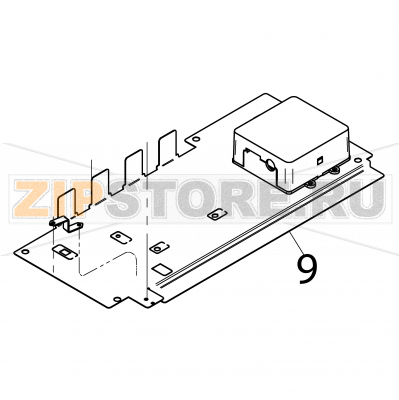 Electric components support Fagor CO-502 B DD Electric components support Fagor CO-502 B DDЗапчасть на деталировке под номером: 9Название запчасти Fagor на английском языке: Electric components support CO-502 B DD.