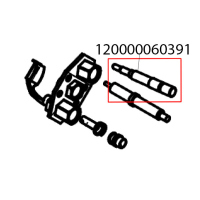 Термопара с гайкой М9х1 L=800mm Abat ШЖГ-1