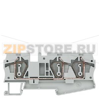 КЛЕММА ПРОХОДНАЯ ПРУЖИННОЕ ПОДСОЕДИНЕНИЕ, 3 ПОДСОЕДИНЕНИЯ: 0.5 - 6 MM2, ШИРИНА: 8.2 MM, СЕРАЯ Siemens 8WH2003-0AH00