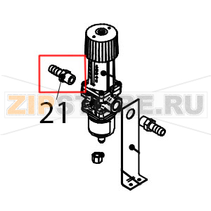 Штуцер для шлангов 3/8&quot;, 13 мм, латунь Abat ЛГ-250Ч-02 Штуцер для шлангов 3/8", 13 мм, латунь Abat ЛГ-250Ч-02Запчасть на деталировке под номером: 21