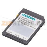 SIMATIC, карта памяти SD 32 ГБ для применения внутри помещений, Secure Digital Card, использование внутри помещений, может применяться с TIA V16 или выше, Дополнительная информация, количество и содержимое: см. Технические данные Siemens 6AV6881-0AP40-0AA