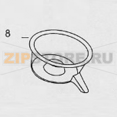 C0007S810 Macap P206      C0007S810 Macap P206Запчасть на сборочном чертеже под номером: 8