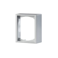 Рамка одноместная, 100 мм, монтаж: наружный, серебристый алюминий ABB 2TKA000293G1